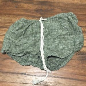 cute green booty shorts
